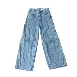 rag & bone Light Blue Flare & Wide Leg Jeans